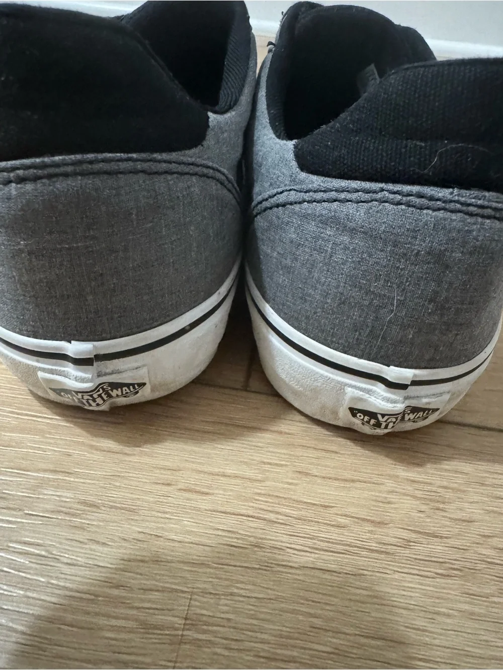 🛹Vans Men’s Atwood Deluxe Black & Gray Canvas Skater Shoes Sneakers 11